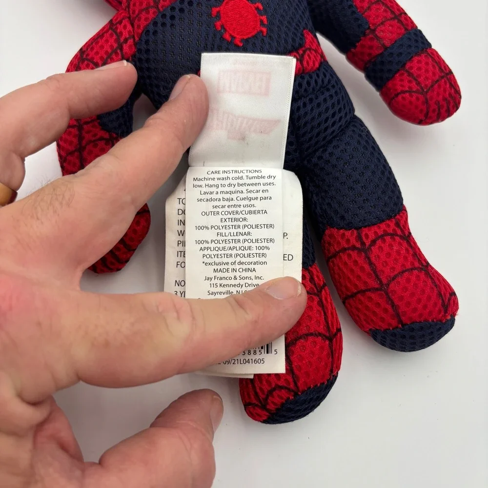 Disney Marvel Plush Lot Kids 9-10in Black Red Excellent Black Panther Spider-Man